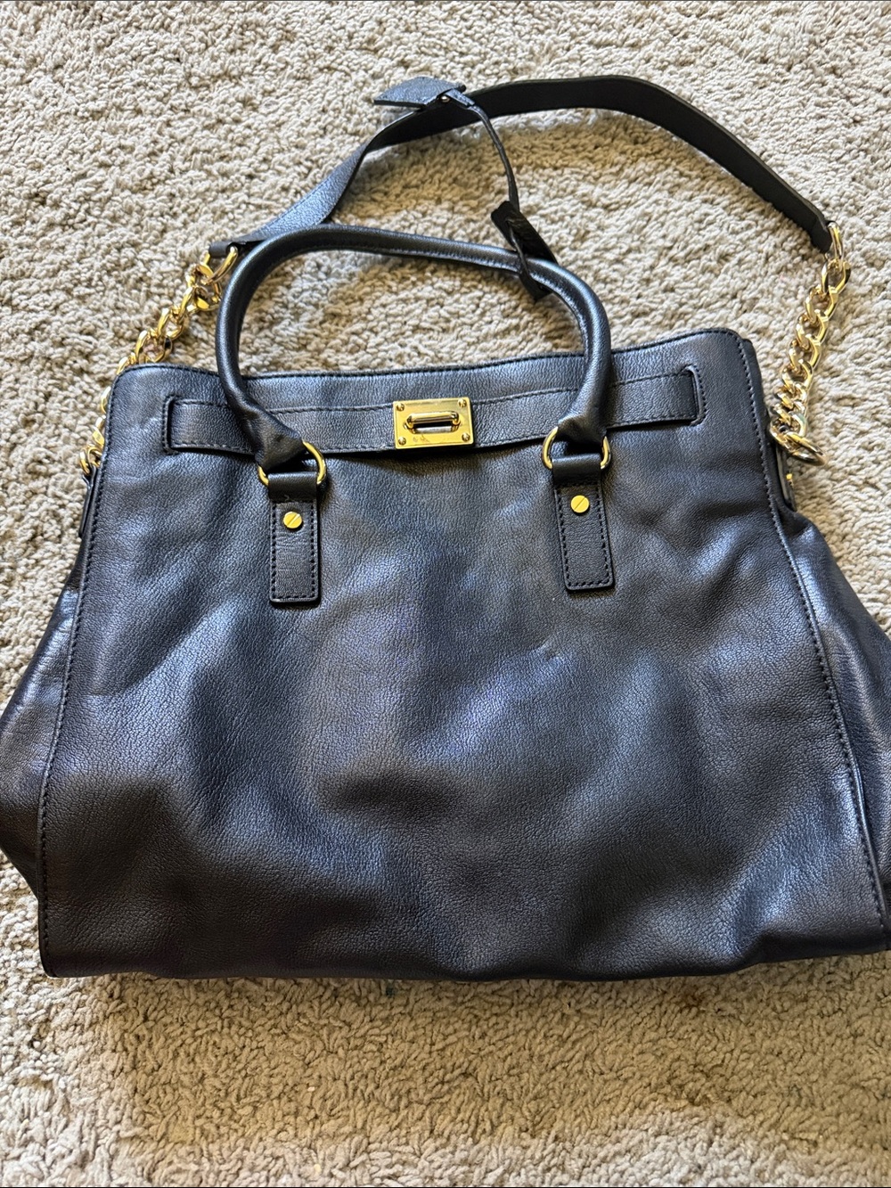 Micheal kors Handbag with Gold Hardware